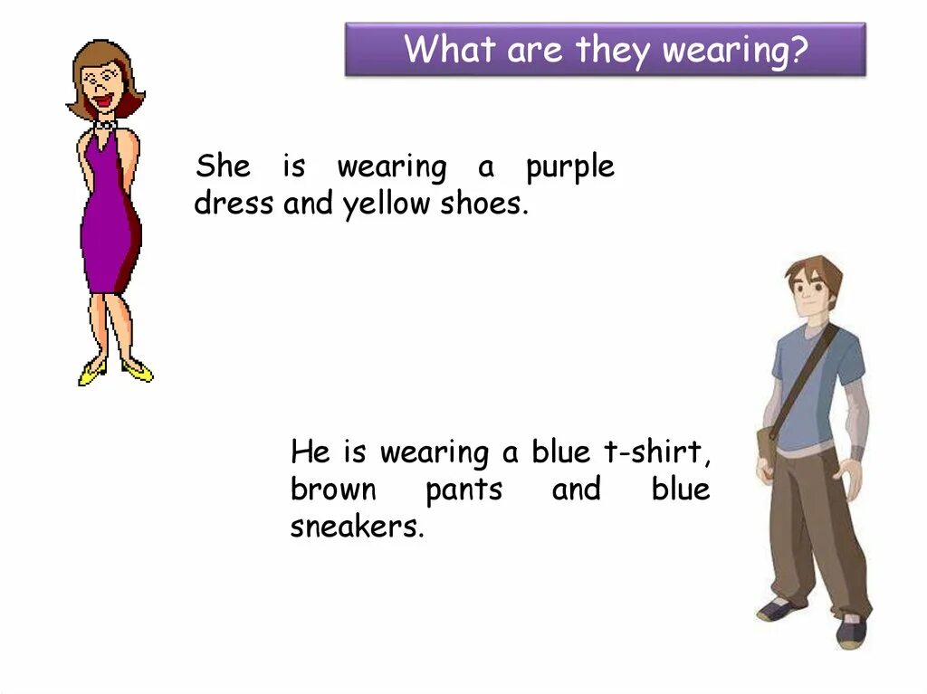 She is ordering. He is wearing презентация. What are they wearing ответы. He she is wearing. What are they перевод.