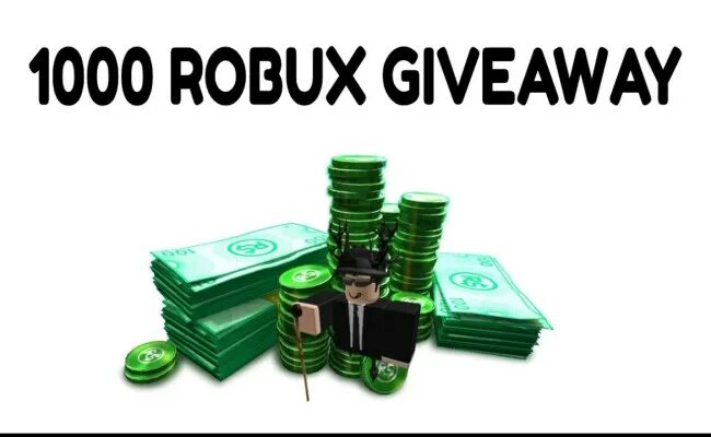 РОБЛОКСЫ 1000. ROBUX Giveaway. Roblox 1000. 1000 Роблоксов картинка. Код 1000 роблокс