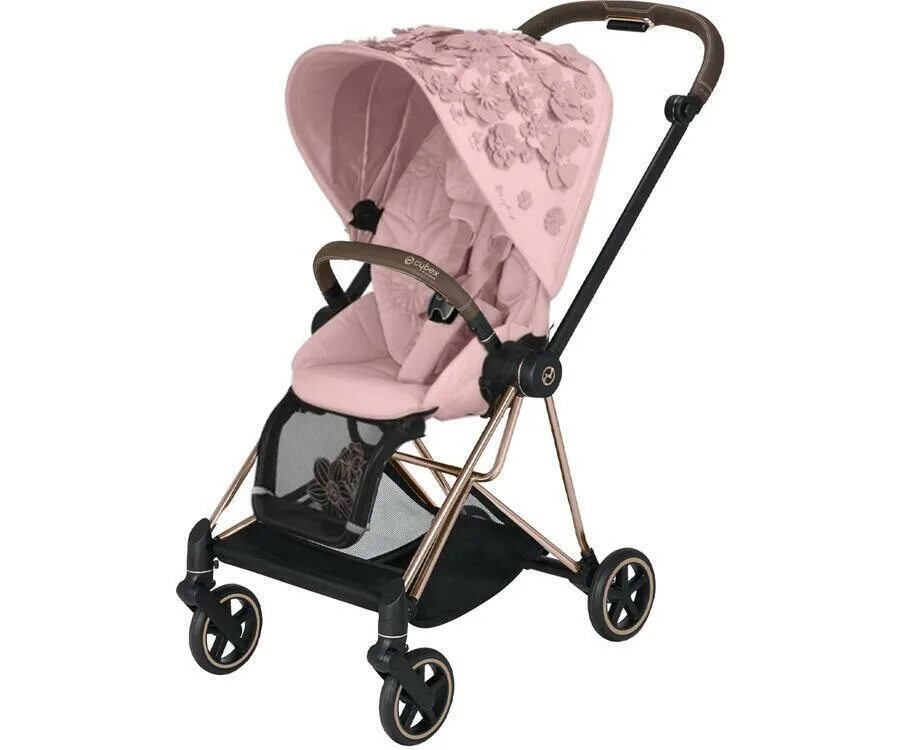 Cybex flowers. Сайбекс миос коляска розовая. cybex priam 4 прогулочная. cybex розовое золото. mios simply flowers.