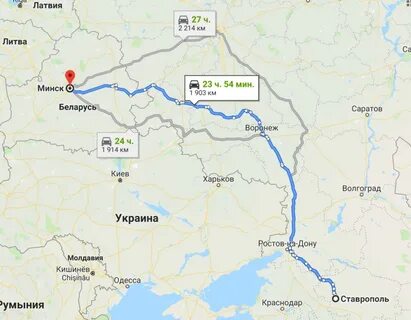 Ростов минск карта
