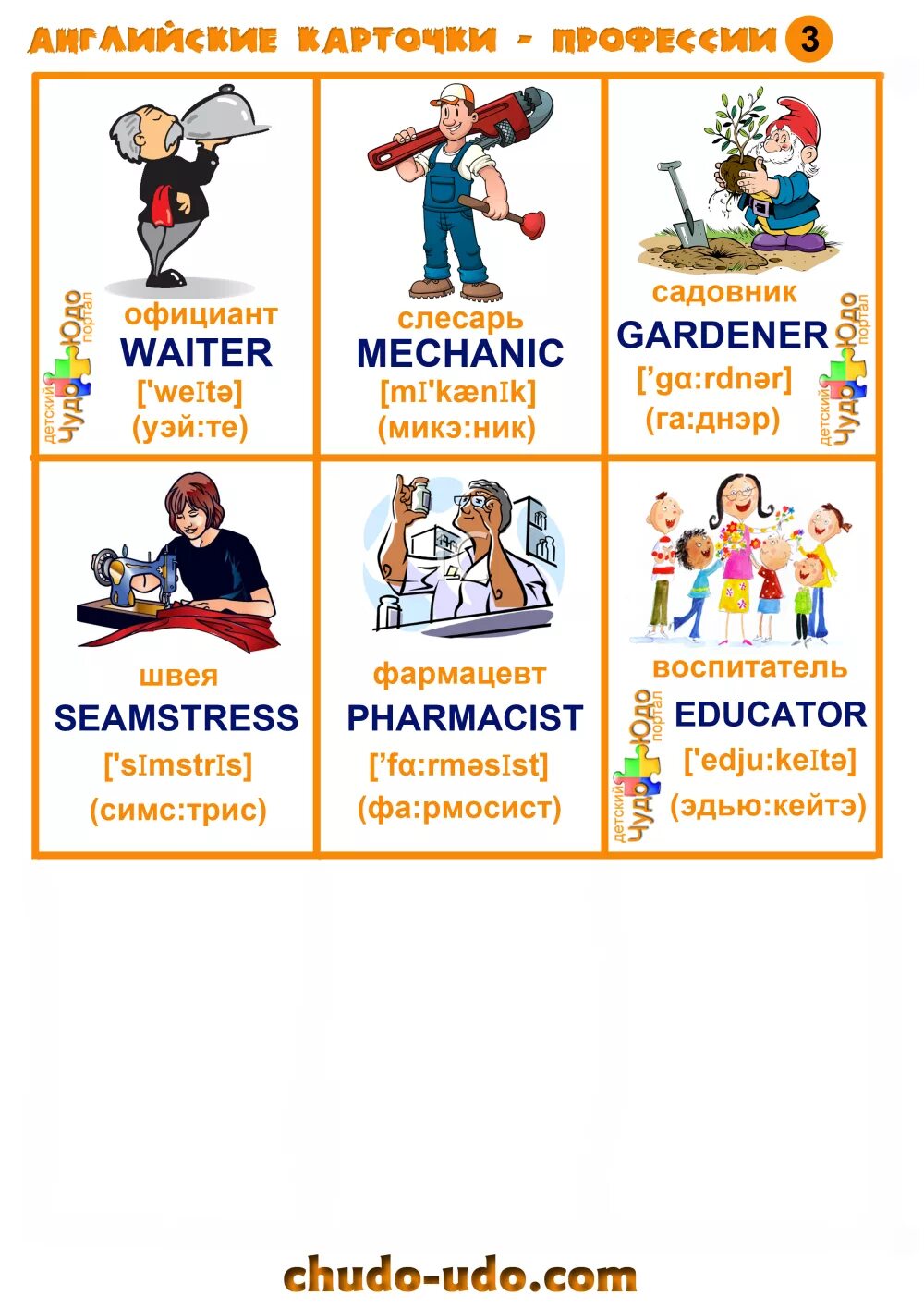 Работа профессия на английском. Профессии по-английски с переводом. Профессии по английскому языку с переводом. Карточки профессии на английском. Профессии на английском для детей.