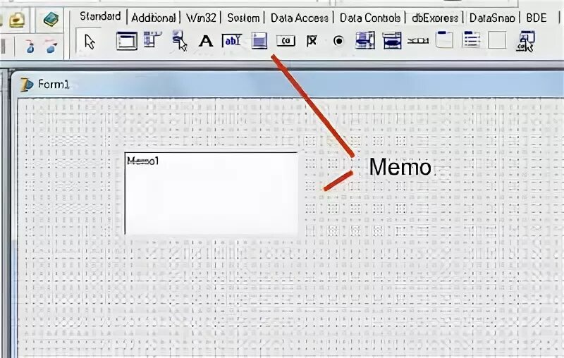 Memo bybit как узнать. Delphi 7 memo. делфи мемо это. сетка в memo в delphi. многострочный редактор в делфи.