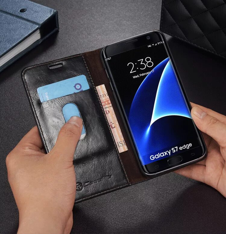 Смарт чехол для самсунг галакси 7 эйдж. Samsung s7 Edge NFC. Самсунг галакси с7 с чехол самсунг. Galaxy s7 кожаный задник.