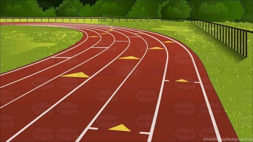 On he track