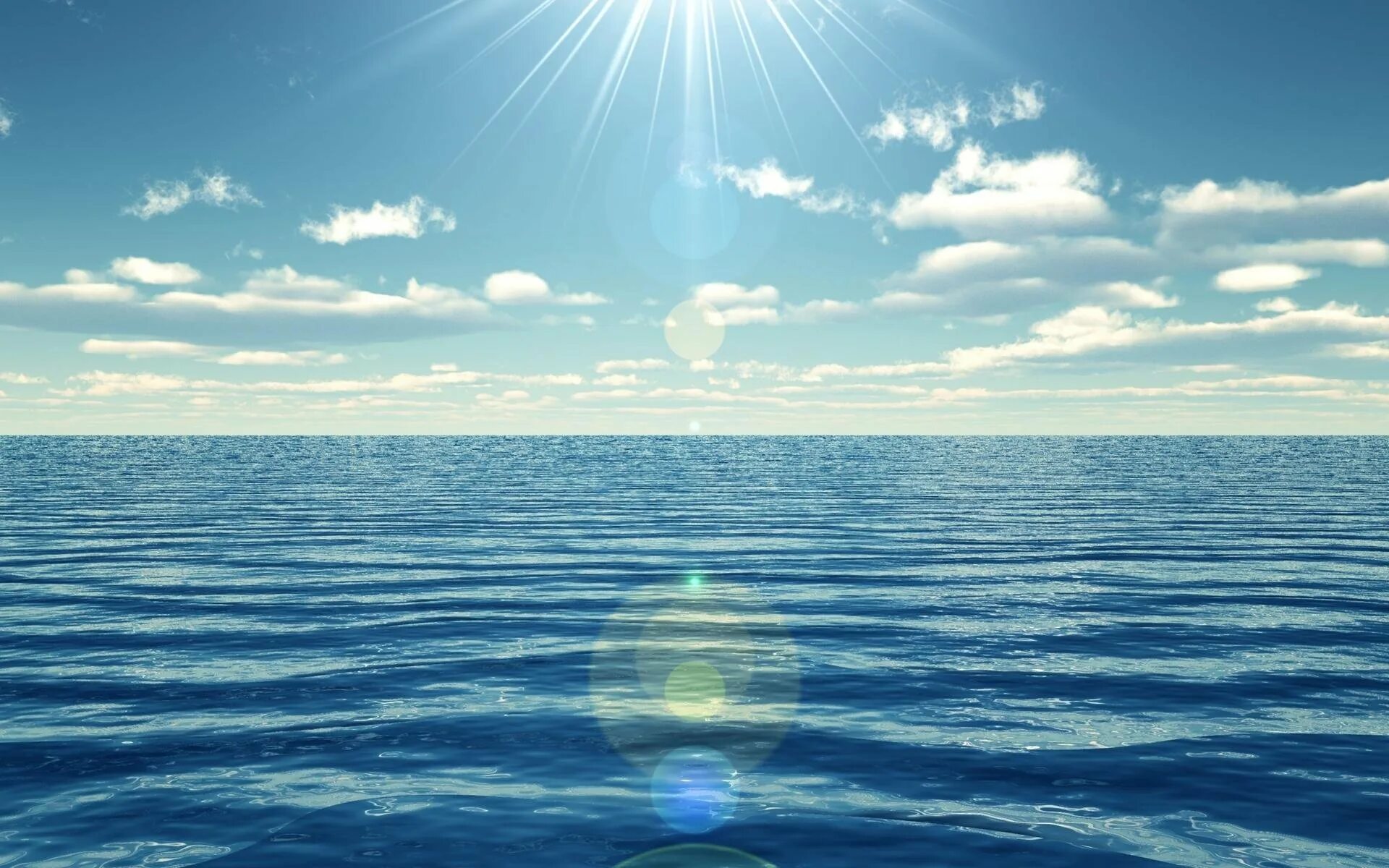 Чистая вода земля и небо. Океан. водная гладь. фон море. море небо.