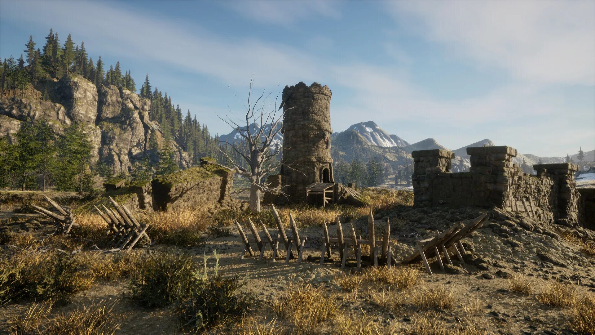 Cast ue5. Западная сторожевая башня скайрим. анрил энджин 5. skyrim unreal engine 5. ue5.