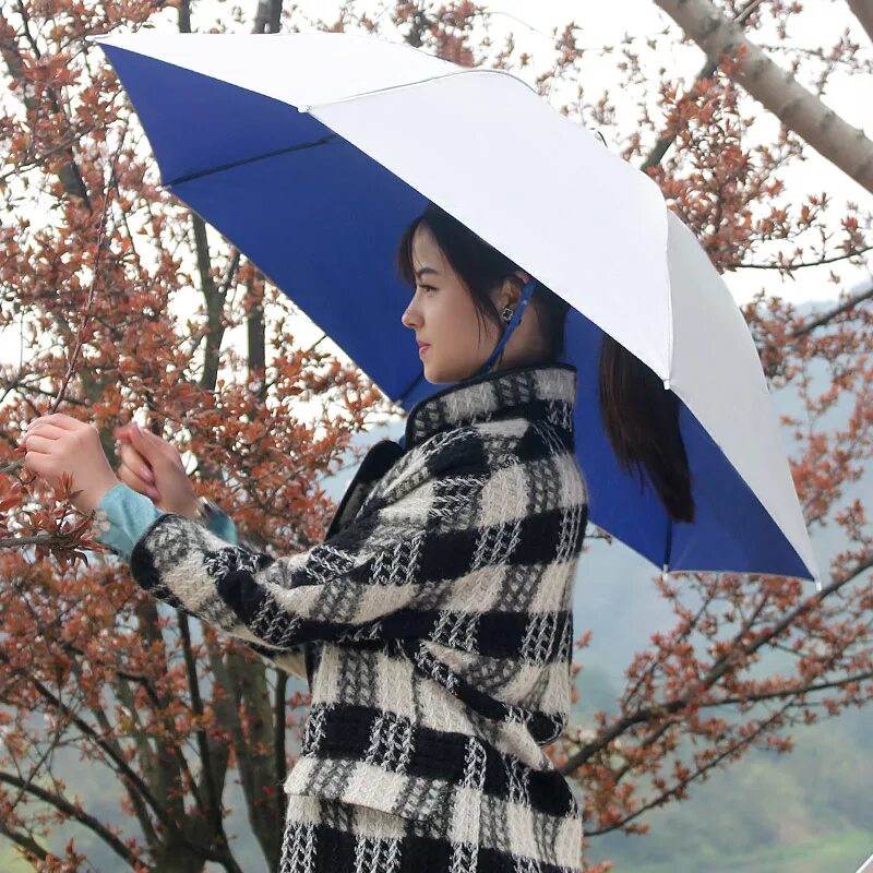 Шляпка зонтик. Зонт на голову. Штука которая держит плащ. Шапка зонт. Wear umbrella.