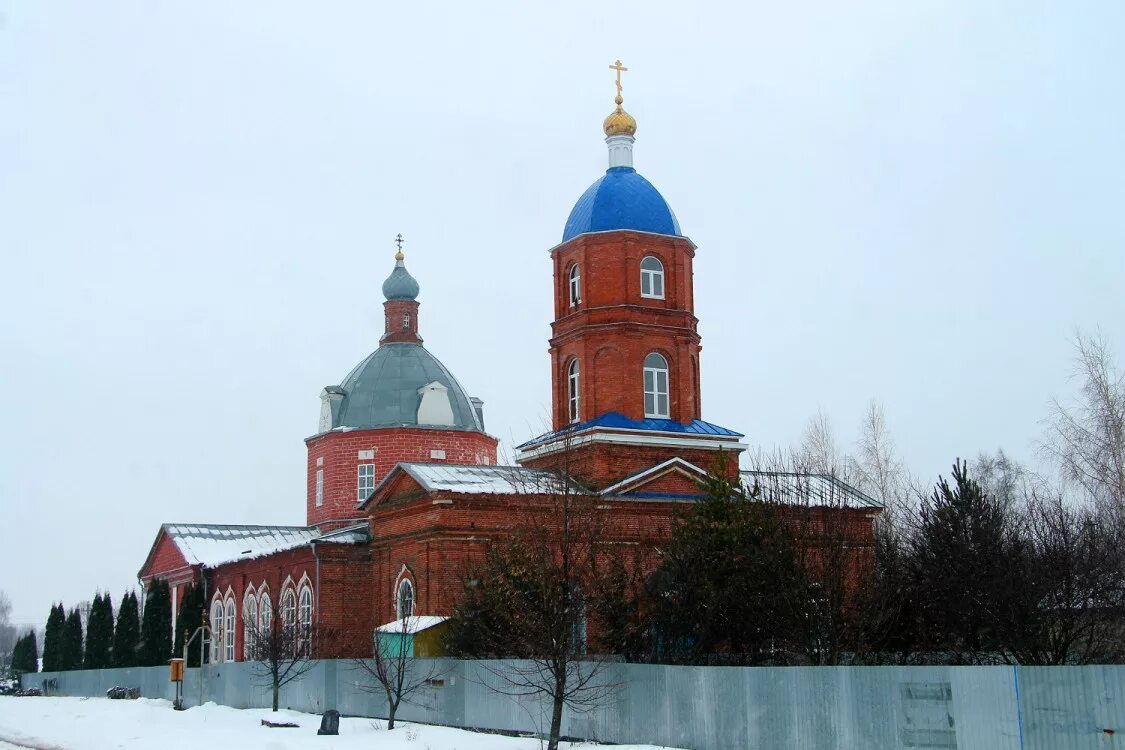 Пружинки липецкая. Храм пружинки Липецкий район. Церкви Красинского района Липецкой.