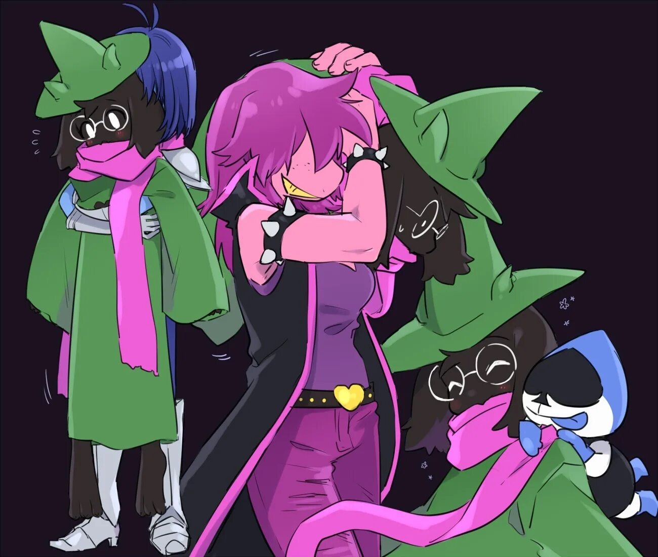 Ральзей deltarune. Kris deltarune. Deltarune Сьюзи. Susie Kris RALSEI.