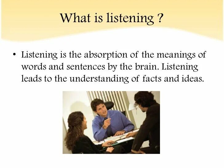 Teaching communication skills