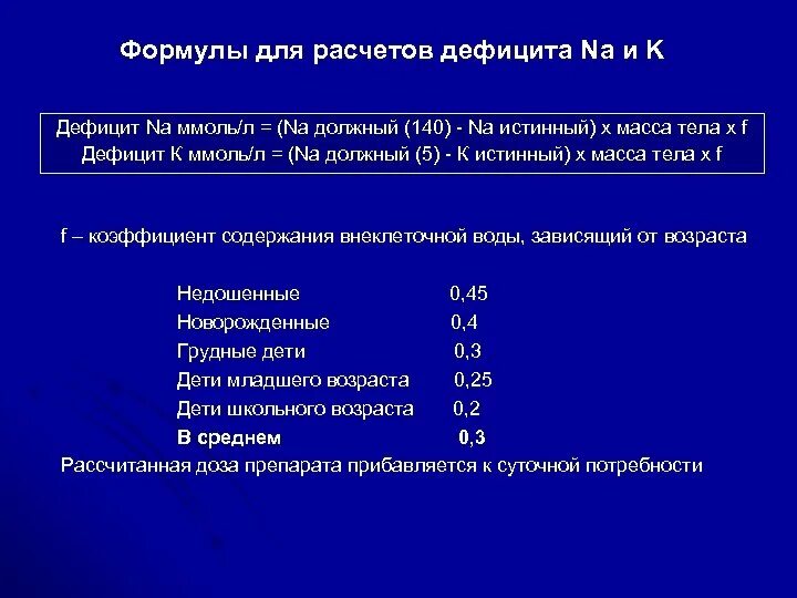 Формула расчета дефицита жидкости. Формула расчета дефицита воды. Дефицит воды в организме формула. Как рассчитать дефицит воды.