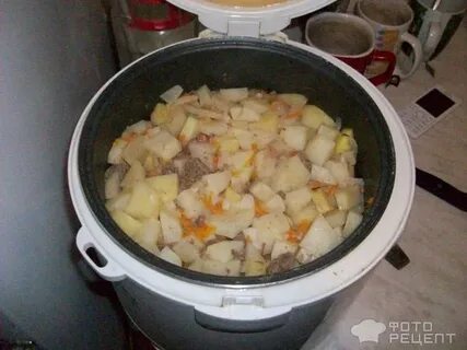 Рецепт тушеной картошки с тушенкой в мультиварке