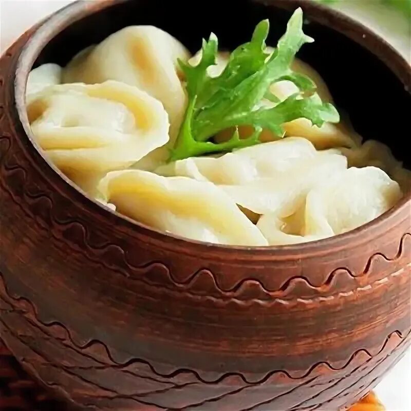 Пельмени в горшочках со сметаной Я у мамы кулинар Дзен