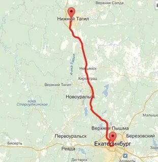 Н тагил екатеринбург км