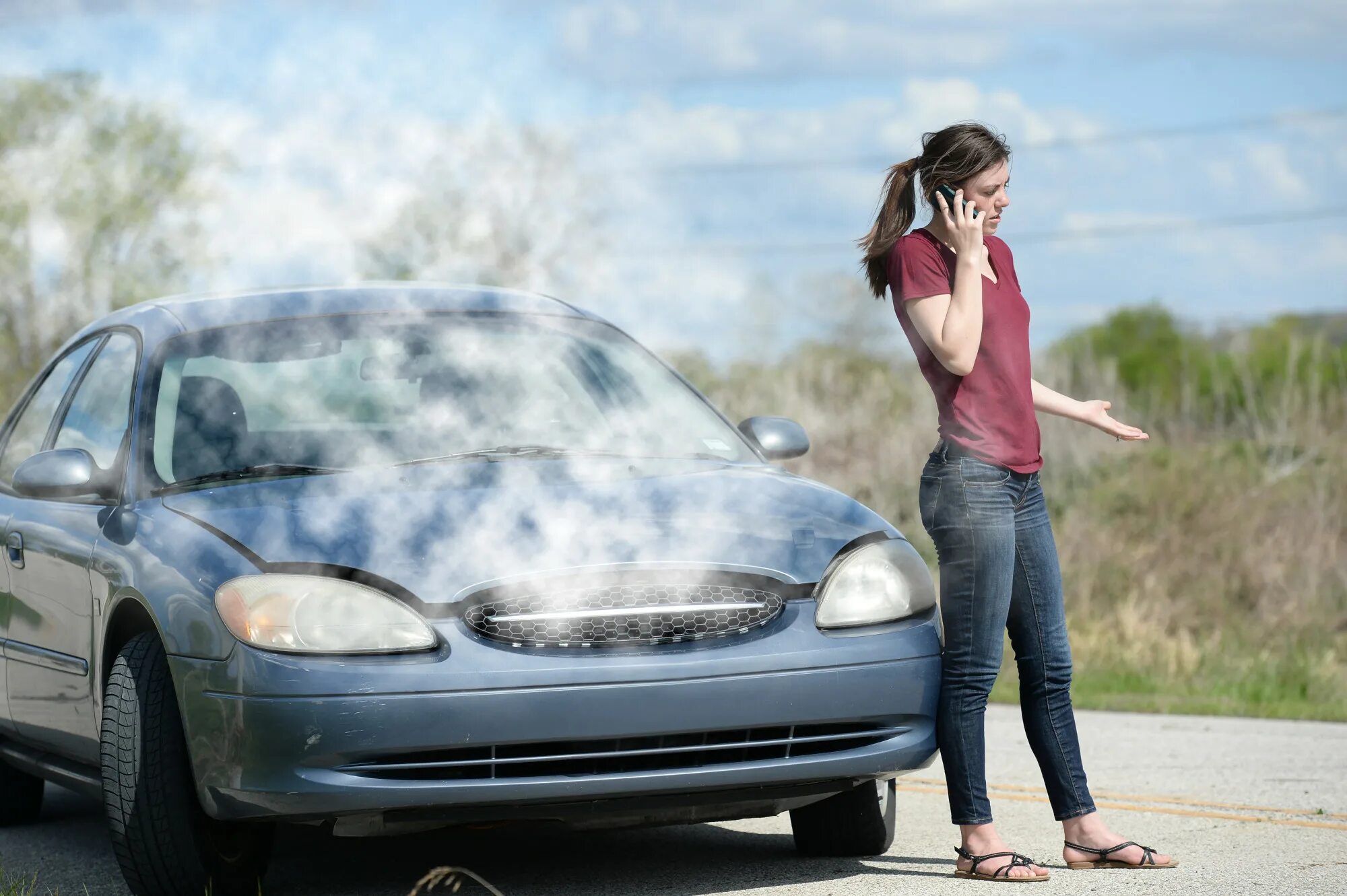 Go in your car