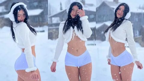 Snowfall  girl photo shoot - Girls, Hips, Booty, Snow, Nature, Winter, Bru...