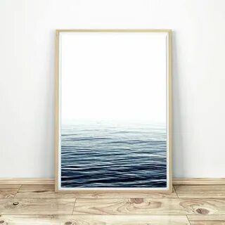 Постер море