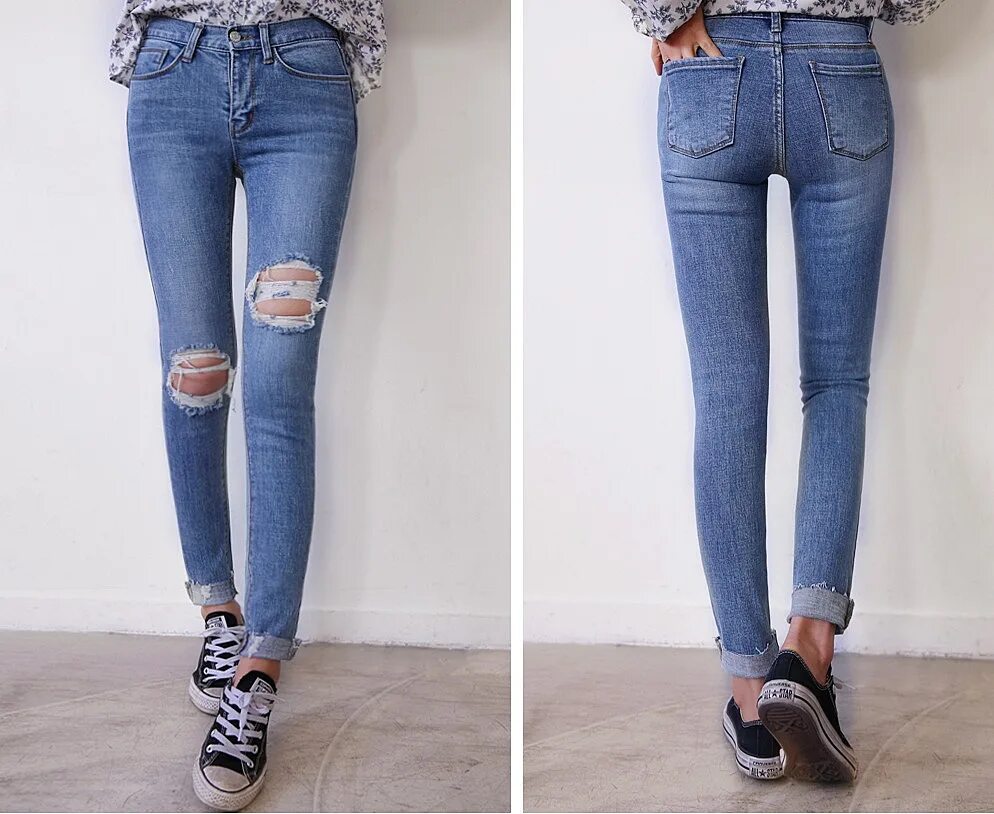мода на короткие джинсы. химчистка джинсов. девушки в джинсах. где делают джинсы. красиво порезать джинсы.