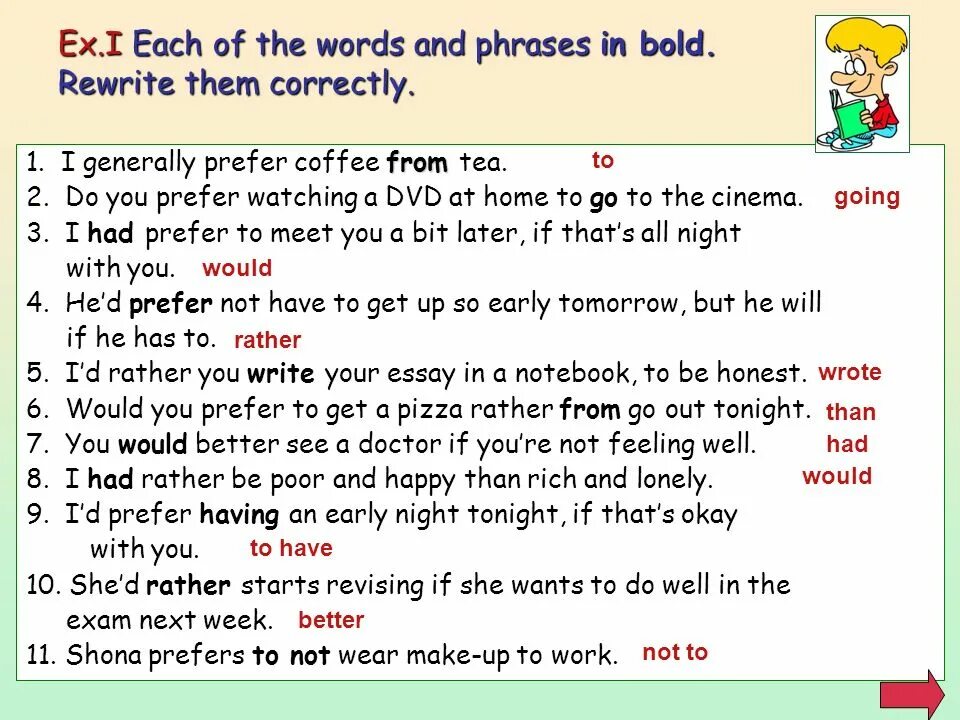 We would better start. Would rather would prefer упражнения. Would prefer предложения. Конструкции would rather и would prefer. Prefer would prefer would rather упражнения.