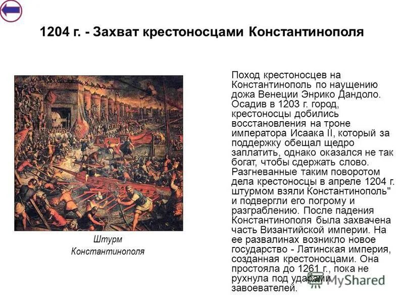 Годы их захвата