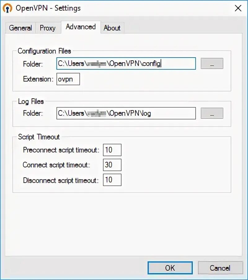 Openvpn configuration files. Openvpn configuration files