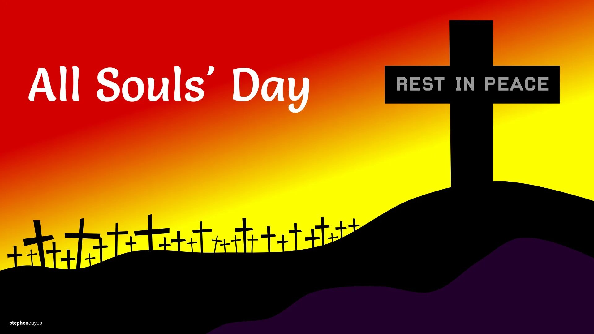 It the first day of the rest. All souls day. all souls day - 2nd november. rest in peace soul. all souls day in poland.