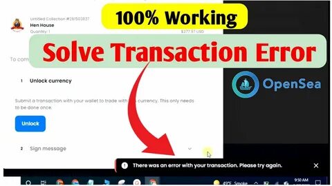Transaction error