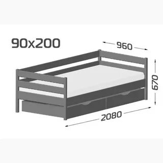 Размер матраса на кровать 90 200