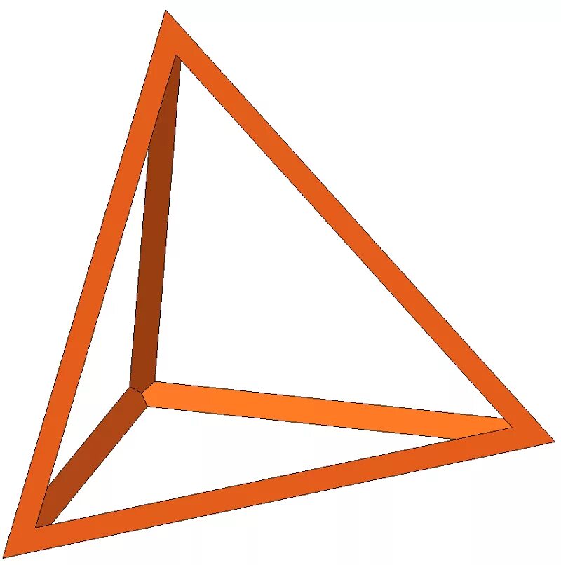 Треугольник с четырьмя углами