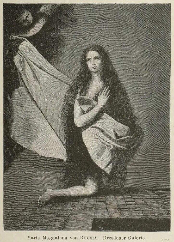 Мария магдалина как выглядела на самом деле Loose, flowing hair is a symbol of penitence in Christian art Mary magdalene, Ar