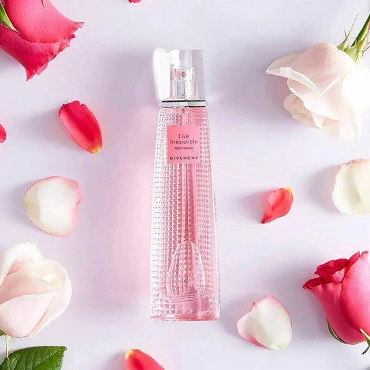 Givenchy live irresistible crush. Духи Givenchy Live irresistible Rose Crush. Givenchy Live irresistible Rosy Crush парфюмерная вода 50 мл. Givenchy Rose Crush. Irresistible Rose Crush Givenchy.