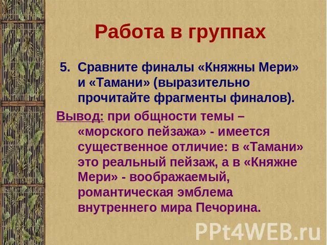 Урок анализ главы княжна мери. Тамань Княжна мери. Вывод по главе Княжна мери. Вывод к главе Княжна мери. Финал княжны мери и Тамани сравнение.