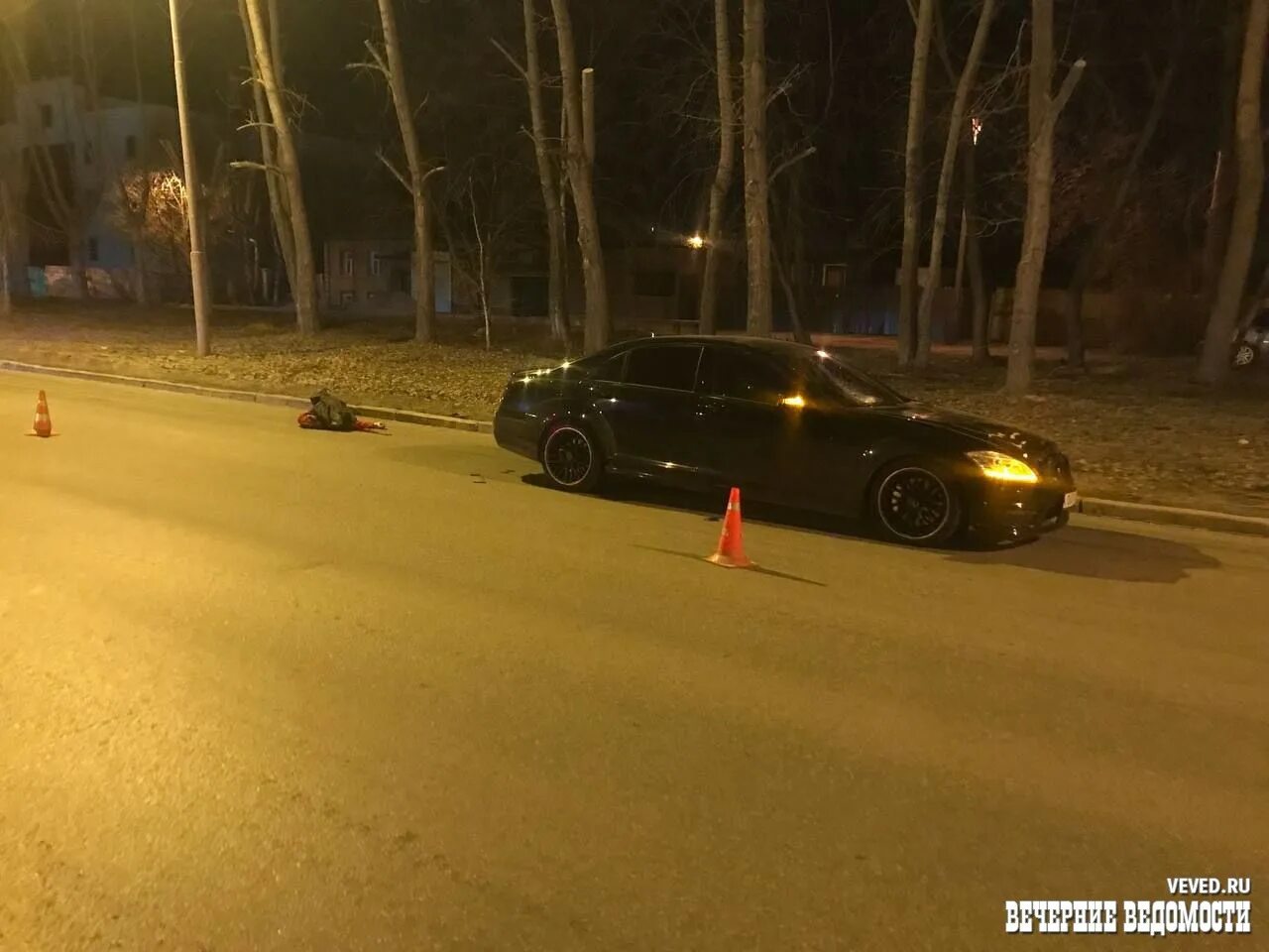 Сбитый мерседесом
