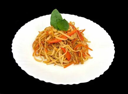 Калорийность удона с курицей и овощами