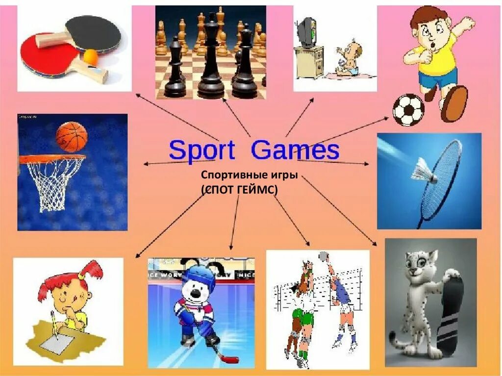 Sport and games we are. Спорт для презентации. Презентация по английскому на тему спорт. Спорт на английском. Спортивные игры на английском языке 2 класс.