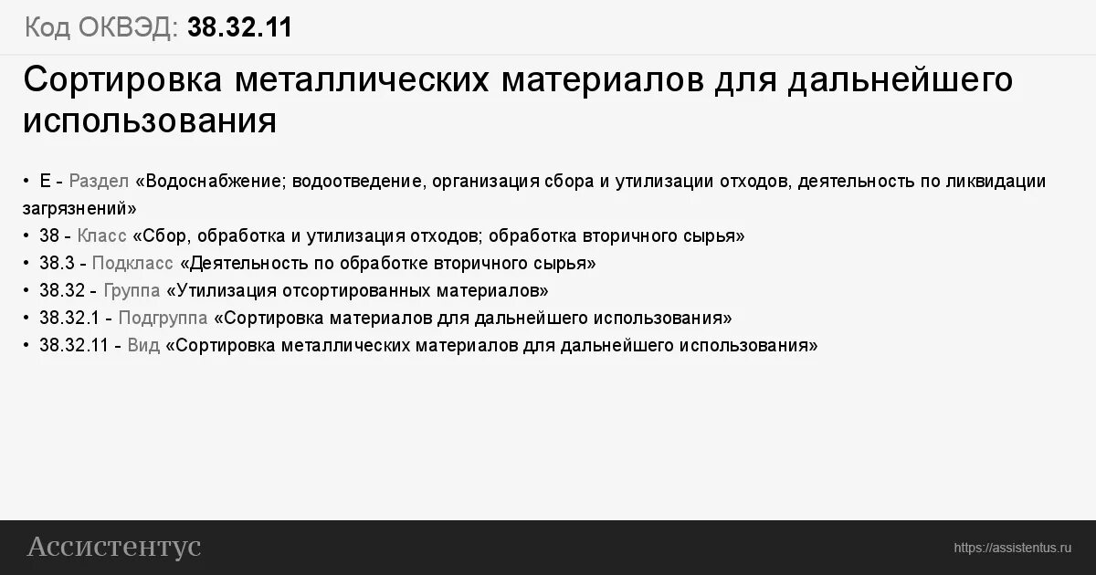 Оквэд аренда недвижимости. ОКВЭД 38 32 1. ОКВЭД пошив одежды для ИП. Код ОКВЭД для монтажа систем отопления. ОКВЭД металл.