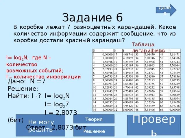 Сколько битов информации содержит сообщение объемом. Сколько битов информации содержит сообщение объемом