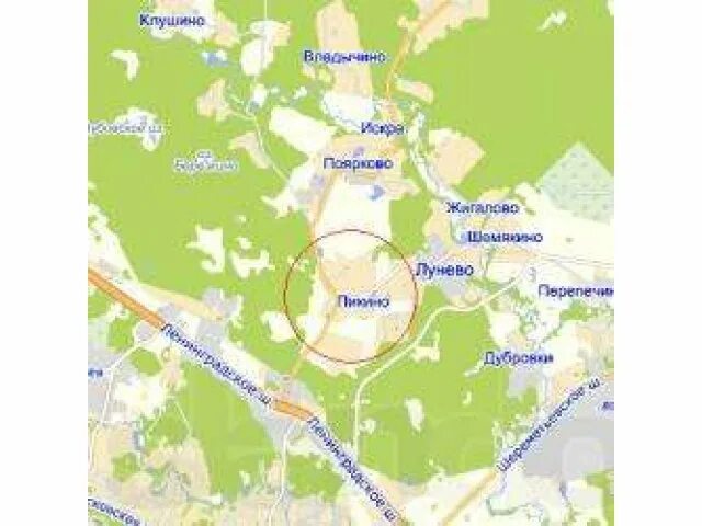 Лунево маршрут. Поселок лунево московская область на карте.