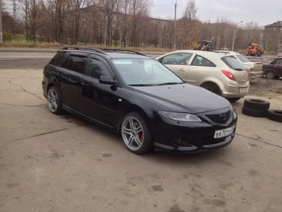 Мазда 6 gg универсал тюнинг Mazda 6 (1G) GG 3.0 бензиновый 2004  from USA. на DRIVE2