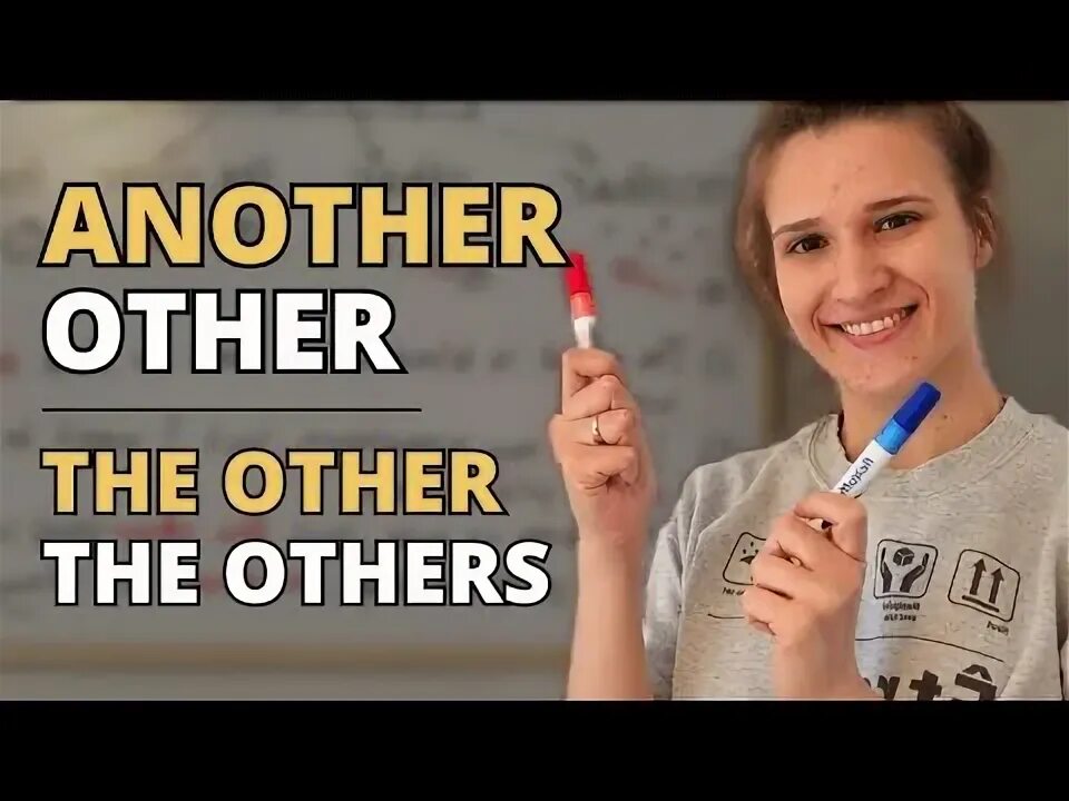 Without another word. Another other others the others правило. the others others other the other разница.