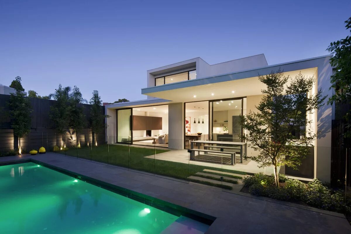 Красивый просторный дом. Модерн вилла в Австралии. Коттедж в современном стиле. Современный коттедж. Современные дома.