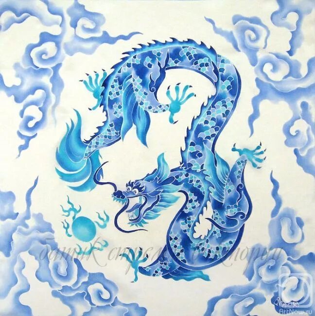 Будет китайско синий. Голубой китайский дракон. Китайский дракон батик. Батик японский дракон. Китайский орнамент синий дракон.