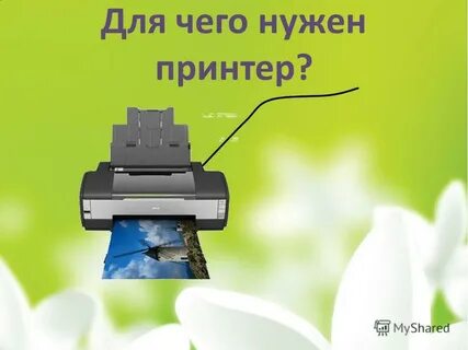 Для чего нужен принтер