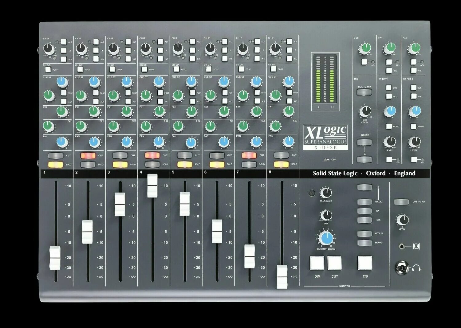 Solid logic. Микшер soundcraft spirit lx7. solid state logic x-desk. микшер logic x. ssl x-desk.
