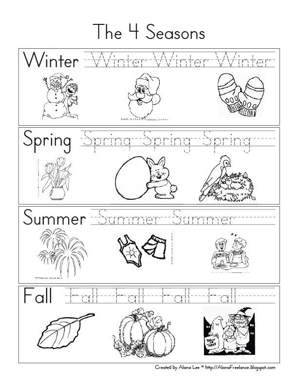 Write the seasons. Задание на времена года в английском языке. seasons на английском для детей задания. seasons прописи. seasons для дошкольников задания.