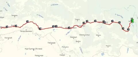 Карта абакан москва поездом