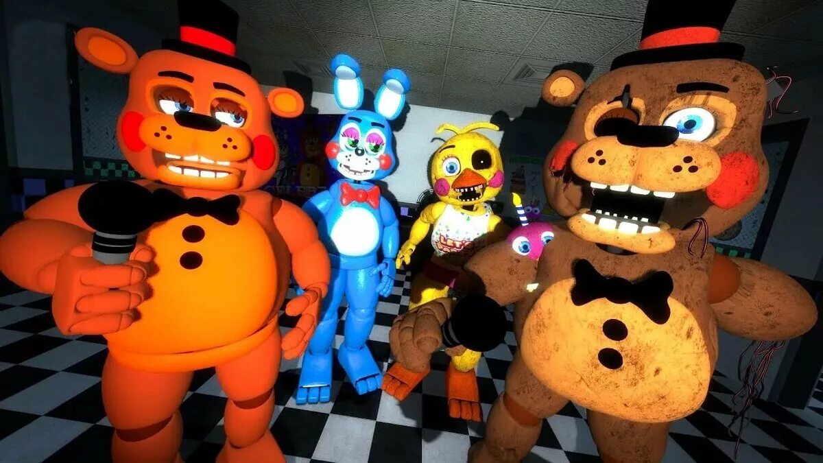 Аниматроники фнаф 5 ночей с фредди игра. Обои фнаф. Аниматроники 300. Фредди фнаф 6. Аниматроники рокстар фредди.