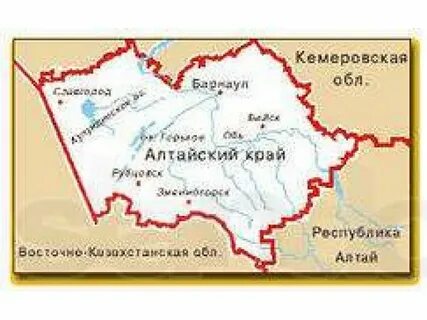 Алтай с какими областями граничит