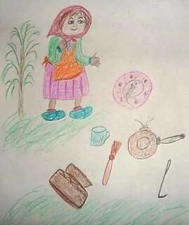 Нарисовать иллюстрацию к сказке федорино горе