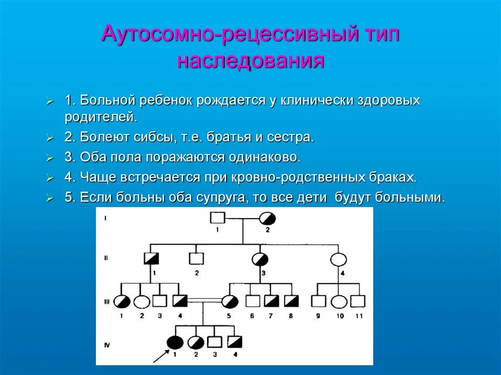 Аутосомно-рецессивный Тип наследование 3 заболевание. Аутосомный рецессивный Тип наследования. Особенности аутосомно-рецессивного типа наследования. 1.Доминантный-аутосомно Тип наследования. Аутосомно рецессивные наследственные заболевания